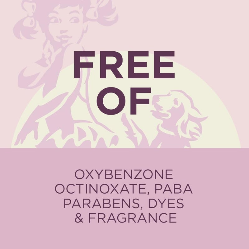 Coppertone لوسيون واقي شمس معدني للأطفال نقي وبسيط SPF 50 (6 أونصة سائلة) + عصا واقي شمس للأطفال SPF 50 (0.49 أونصة) ، خالي من المواد المسببة للحساسية وخالي من العطور - Image 2